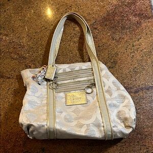 Used COACH glam tote